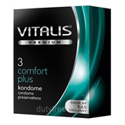 Контурные презервативы VITALIS PREMIUM comfort plus - 3 шт. фото