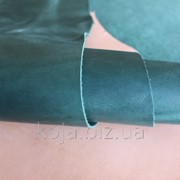 Натуральная кожа “Крейзи Хорс“ для обуви и кожгалантереи зеленая арт. СК 2090 фото