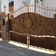 Ворота и калитки кованые фото