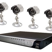 Система видеонаблюдения (4 камеры + видеорегистратор)