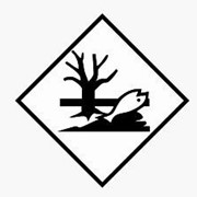 Знак опасности - Вещество, опасное для окружающей среды Наклейка / табличка