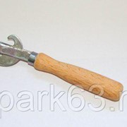 Открывалка для консервов (деревянная ручка) фотография