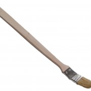 Кисть плоская радиаторная 100мм (щетина натуральная,ручка деревянная) фотография
