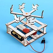 DIY электрическая карусель детские научные игрушки экспериментальные головоломки наборы творческое образование фотография