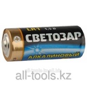 Батарейка Светозар Alkaline щелочная, тип LR1, 1,5В, 1шт в блистере Код:SV-59022 фотография