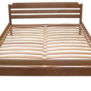 Деревянная двуспальная кровать Натан