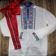 Украинская вышиванка для мальчика на заказ фото