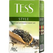 Зеленый листовой чай Tess Style 200г фото