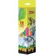 Набор цветных карандашей Fine Grip 12 цветов