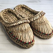 Лапти плетеные для бани и сауны, натуральные фото