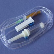 Система инфузионная для переливания растворов с пластиковым шипом фото