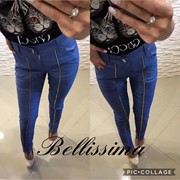 Женские джинсы с молниями, в расцветках
