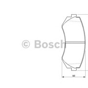 Тормозная колодка Bosch 0 986 424 489 фотография