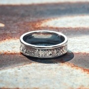 Кольцо Hammered ring ArHr03 фото