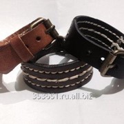 Широкие кожаные браслеты- напульсники для мужчин. Эксклюзивные браслеты от Бижутерии RRR в России. 1026 фотография