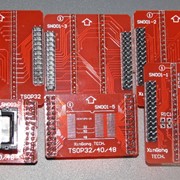 Адаптеры TSOP32/40/48 для USB Программатора TL866A/CS (6шт. панелек)