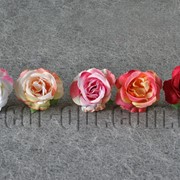Тканевый цветок розы 5х4см/1шт 570355 фотография