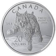 Монета $20 Canada - Канада - 2014 год, серебро, пруф, оригинал. фото