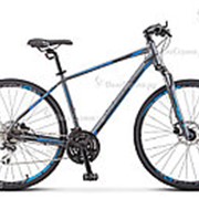 Велосипед Stels Cross 150 D Gent V010 (2019) Серый 19 ростовка фото
