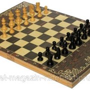 Шахматы классические малые деревянные (высота короля 2,50) фотография