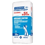 Клеевой состав для приклеивания теплоизоляционных плит Тайфун Мастер№ 51М фото