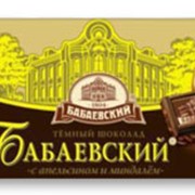 Шоколад Бабаевский с апельсином и миндалем фотография