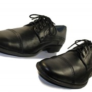 Черные мужские туфли на шнурке фото