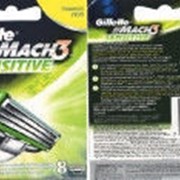 Сменная кассета Gillette Mach3 sensitive 8 шт. фото