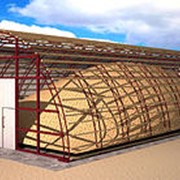 Ангар-зернохранилище фото