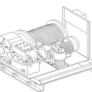 Лебедка электрическая с тяговым усилием, г/п 1,0; 2,0; 3,2; 5,0 тн (механизм подъема груза) фото