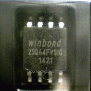 Микросхема Winbond W25Q64FVSIG SOIC-8 64Mbit 8 MB SPI FLASH. фото