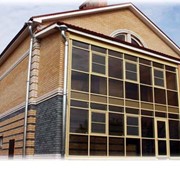 Фасады из алюминиевого профиля фото