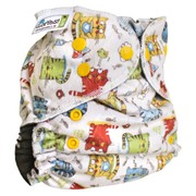 Многоразовый подгузник GlorYes! OPTIMA плюшевый NEW Котята 3-18 кг + два вкладыша фото