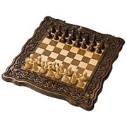 Шахматы + нарды резные «Бриз» 60, Haleyan фото