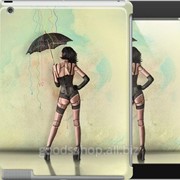 Чехол на iPad 2/3/4 Девушка с зонтиком 751c-25 фото