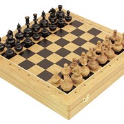 Шахматы “Дубовые“ 49.5 х 49.5 см. фото