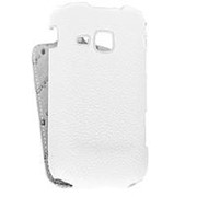 Кожаный чехол для Samsung Galaxy Mini 2 (S6500) Melkco Premium Leather Case - Jacka Type (White LC) фото