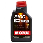 Энергосберегающее 100% синтетическое моторное масло MOTUL 8100 Eco-nergy 5W30 1L