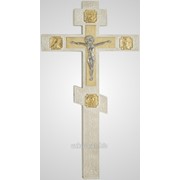 Крест напрестольный № 10-4 малый никель, золочение фотография