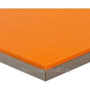 Полотно МДФ Luxe оранжевый (Naranja) глянец, 1240*10*2750 мм, Т2 Артикул ALV0524