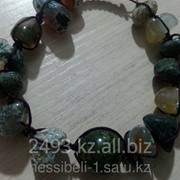 Браслет Шамбала змеевик агат фото