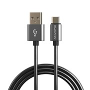 Шнур Qumann USB-Type-C 1м черный фото