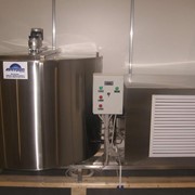 Резервуар охладитель молока ОМО-1000 открытого типа ступа фото