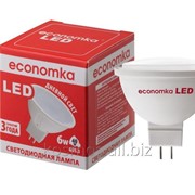 Светодиодная лампа MR16 LED 6w GU5.3 Economka, 4200К фото