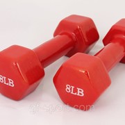 Гантели для фитнеса 8LB Red фотография