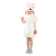 Детский карнавальный костюм Козочка белая фото