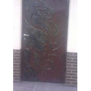 Двери металлические кованые фотография