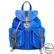 Замшевый рюкзак “Блюз“ (синий) фотография