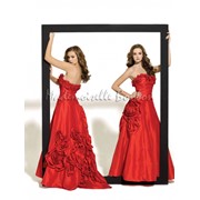 Французское свадебное платье pret-a-porter de luxe из Парижа Sagaie красного цвета фото