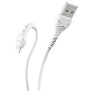 Кабель Hoco X37 Cool Power USB - Lightning White (6931474710499) фотография
